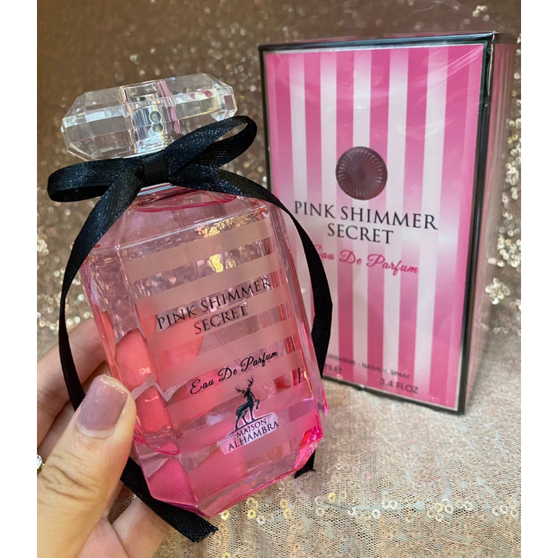 PARFUM PINK SHIMMER SECRET WOMAN ORIGINAL DUBAI EAU DE PARFUMES