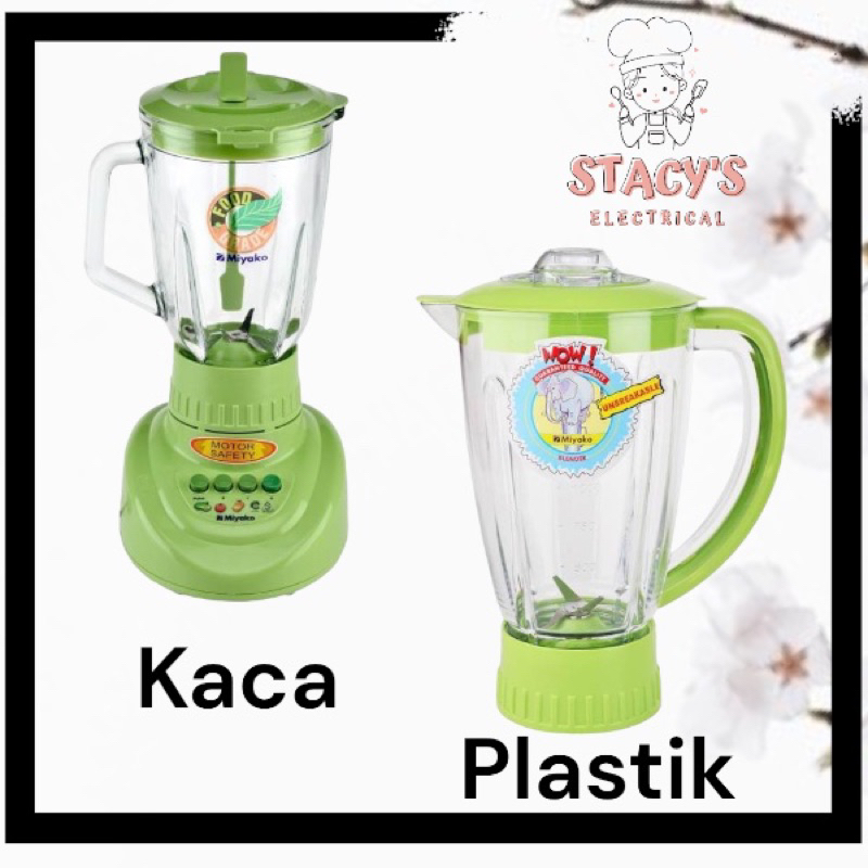 BLENDER MIYAKO PL-152PF Plastik &amp; PL-152GF Kaca 3in1