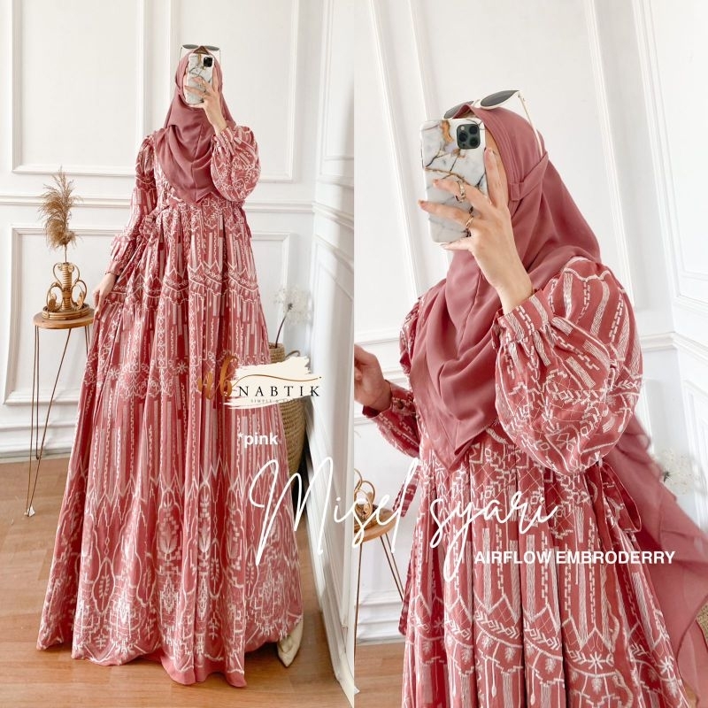 Misel syari set gamis maxy by nabtik