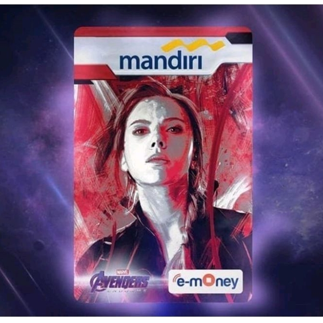 Mandiri eMoney Marvel AVENGERS ORI /Like eTOLL Tapcash Flazz or Brizzi