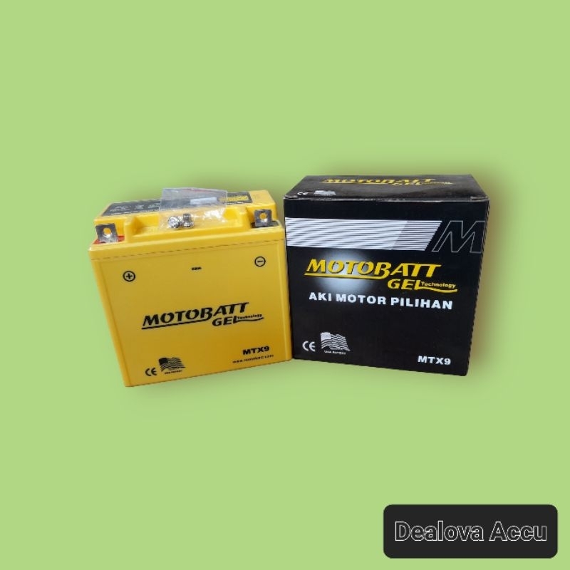 Aki MOTOBATT MTX9 untuk motor Thunder