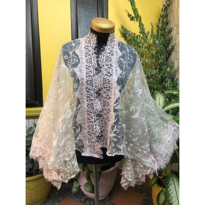 outer brukat-lace outer brukat-cape brukat gold-outer brukat gold