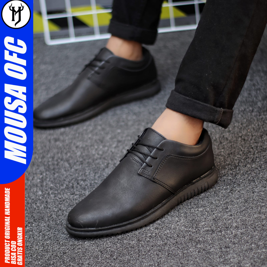 Sepatu Formal Pantofel Oxford Hitam Pria