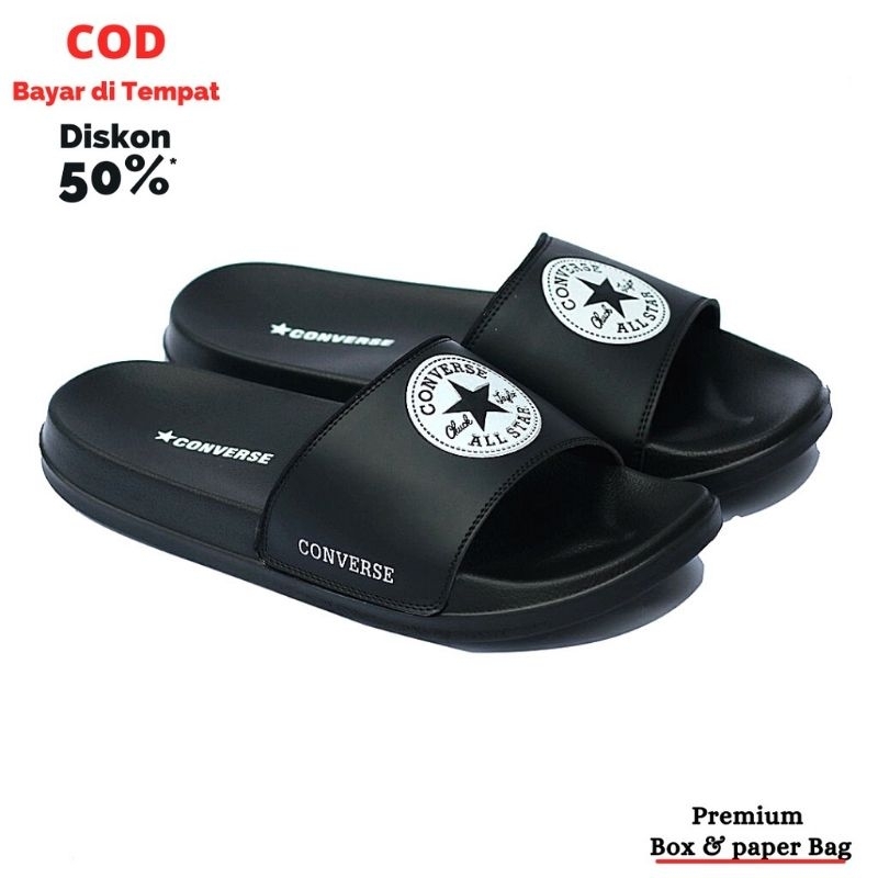 PROMO 7.7 MURAH Sandal Selop Slop Slide PRIA/WANITA Terlaris Grade Original Bayar COD