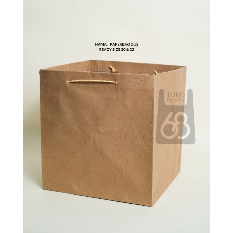 

PAPER BAG KRAFT UKURAN 20x20 DAN 22x22