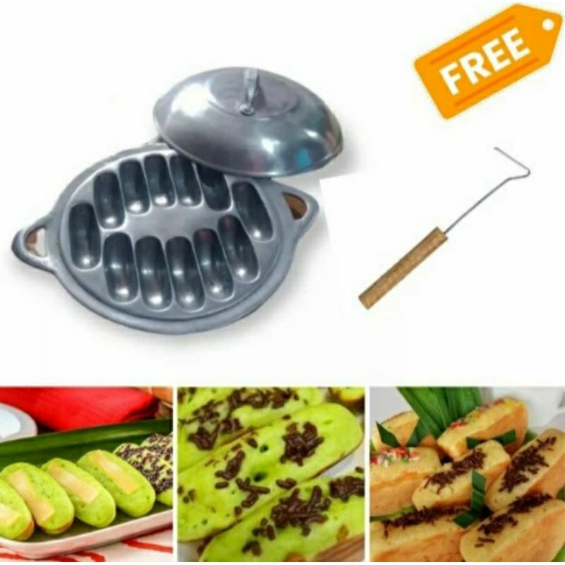 Cetakan Kue Pukis Cetakan Kue Bandros Bulat Loyang Pancong Tebal