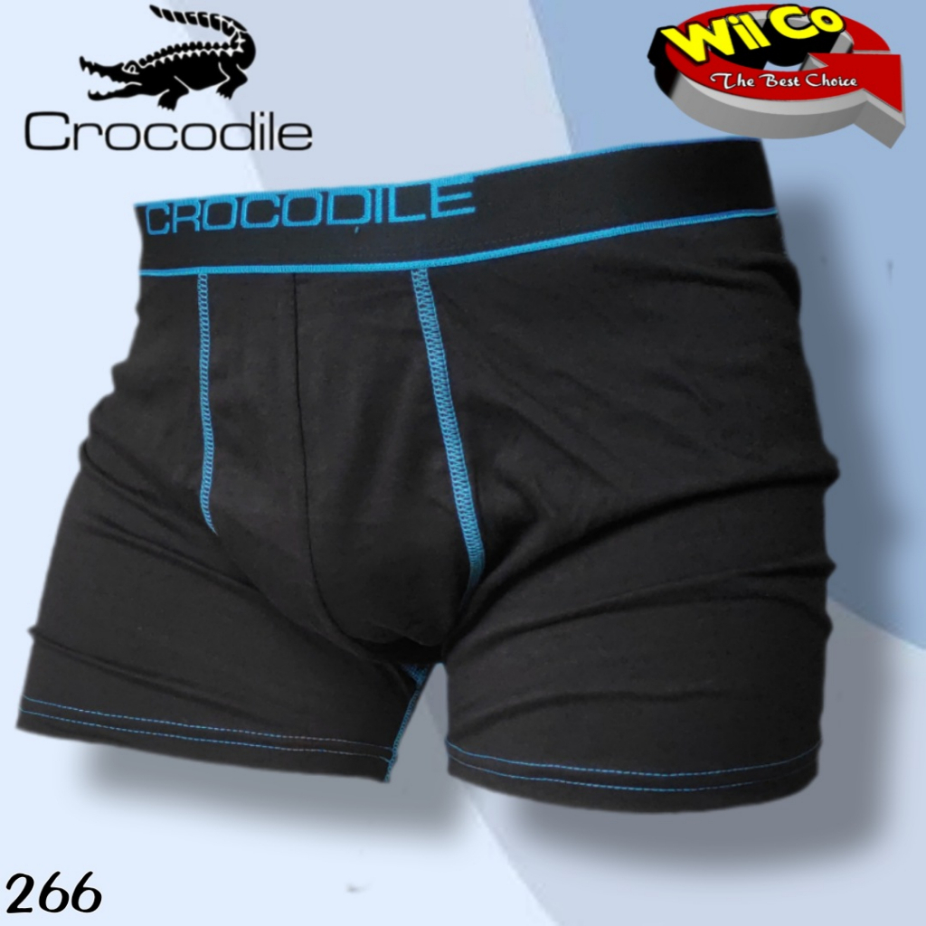 K266 - [1 BOX ISI 1Pcs] CELANA DALAM PRIA CD [BOXER] PRIA PAKAIAN DALAM PRIA CROCODILE SIZE S - XXL