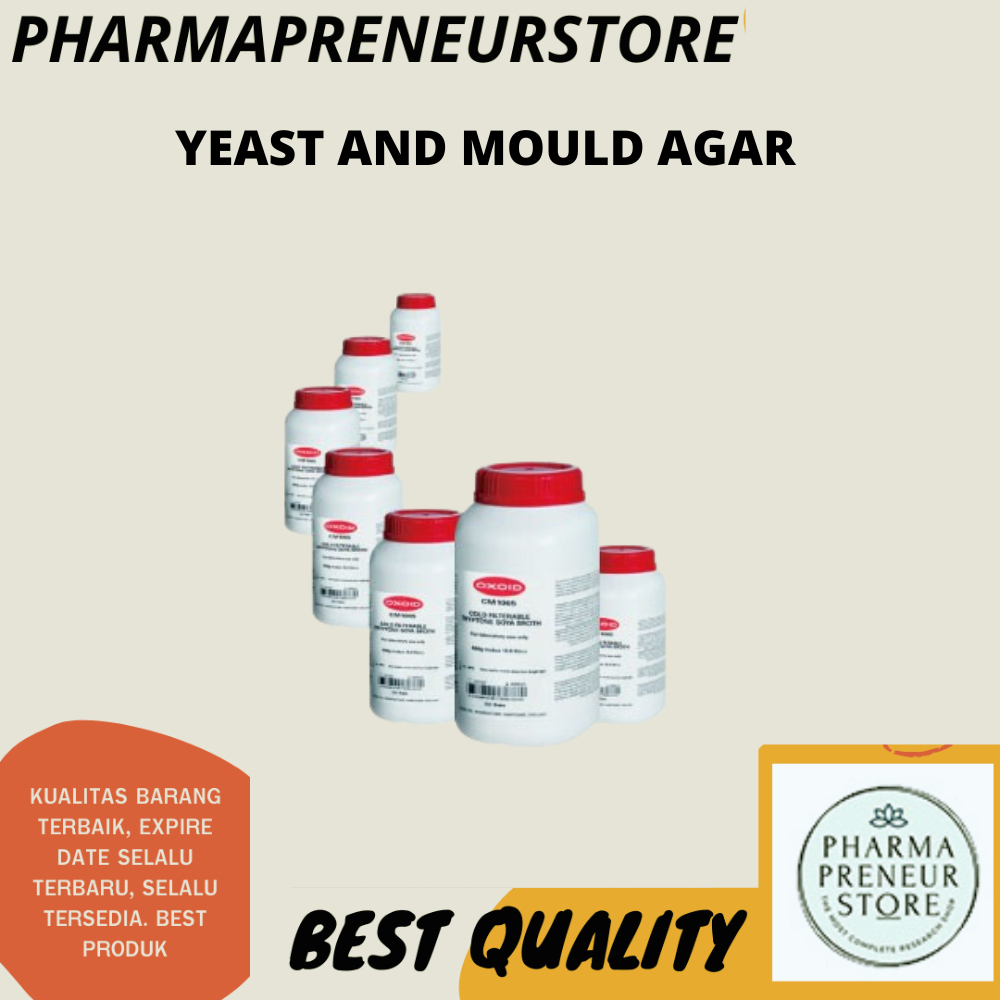 YEAST AND MOULD AGAR 500 GRAM OXOID BEST QUALITY