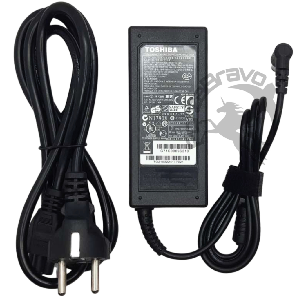 ADAPTER CHARGER TOSHIBA 19V 3.42A (5.5*2.5MM) FIT L550 L555 L555D, L630, L635, L640, L645, L645D