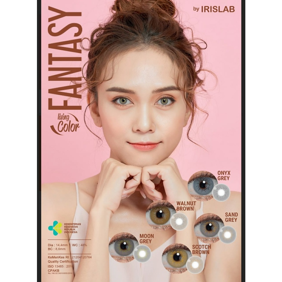 PAKET SOFTLENS FANTASY 14,4MM + CAIRAN SOFLENS NICELOOK 60ml + PINSET + FREE LENSCASE / PAKET HEMAT 4 IN 1 SOFLEN COD BAYAR DITEMPAT LENSA MATA