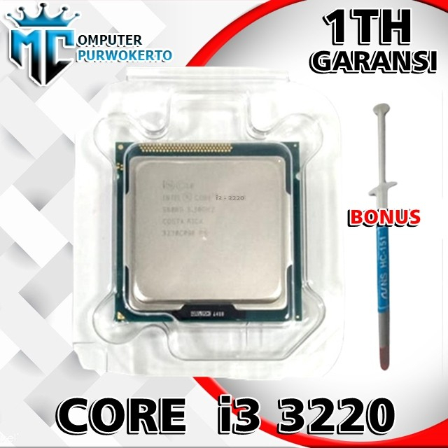 prosessor core i3 2120 3,30 GHz socket 1155