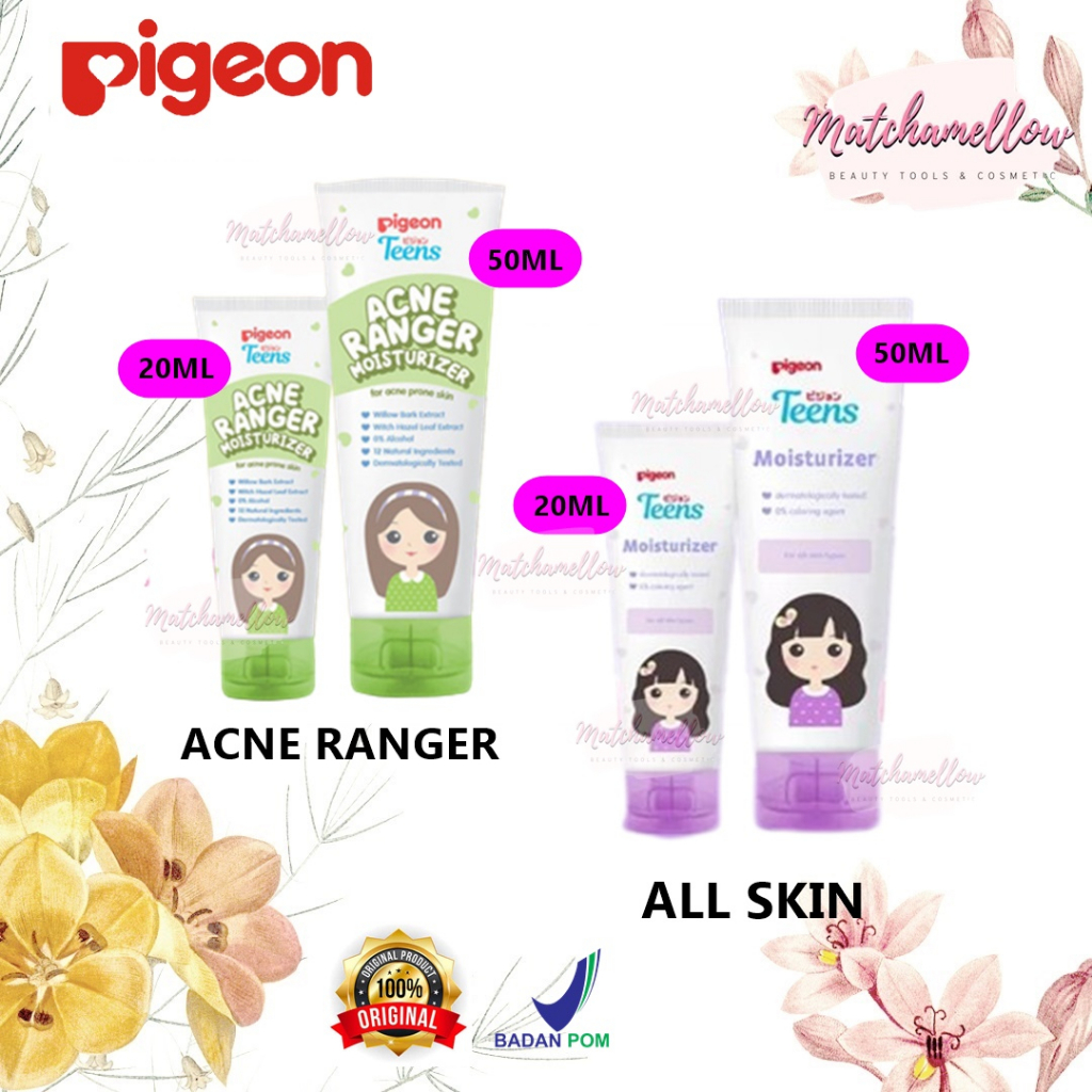 ❄️MATCHA❄️ PIGEON TEENS ACNE RANGER | FOR ALL SKIN TYPES MOISTURIZER - MOIST BPOM