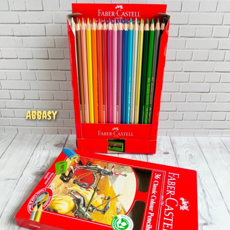 

Pensil Warna Faber-Castell Classic Colour Pensil ( perpack 36 warna )
