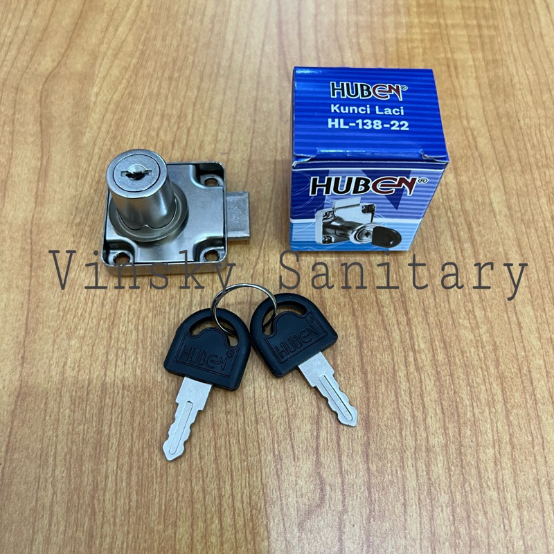 Kunci Laci HUBEN HL 138-22mm / Kunci Lemari Loker HUBEN