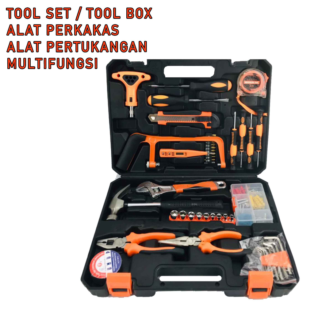 Perkakas Tukang* Tool Box* Alat pertukangan Tanggung* Tool 1 Set