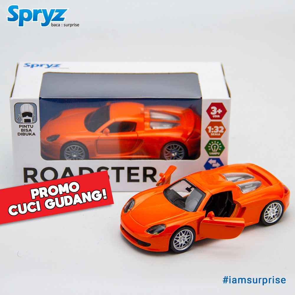 Spryz Roadster Diecast Mobil Skala 1:32 - Seri 2