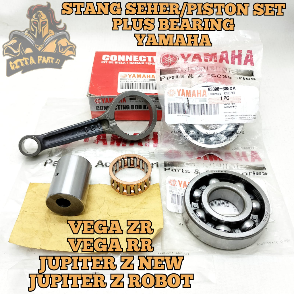 ORIGINAL STANG SEHER SET PLUS BEARING KIRI KANAN 2 PICS 6305 ASLI ORIGINAL YAMAHA KUALITAS ASLI ORIGINAL YAMAHA YGP PRESISI TINGGGAL PASANG DAN DIJAMIN AWET VEGA ZR VEGA RR JUPITER Z ROBOT JUPITER Z NEW