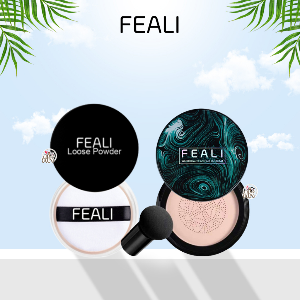 FEALI MAKEUP SERIES ( LOOSE POWDER 15GR / CC CREAM 20ML )