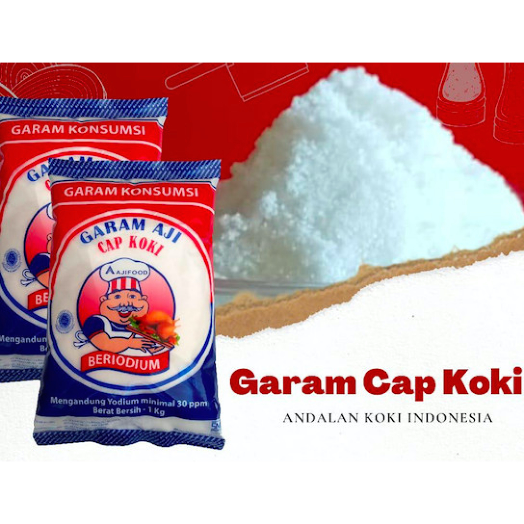 

Garam halus cap koki kemasan 200 gram