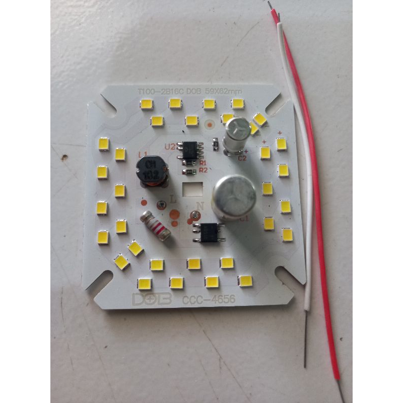 mesin lampu pcb led AC 30 watt persegi