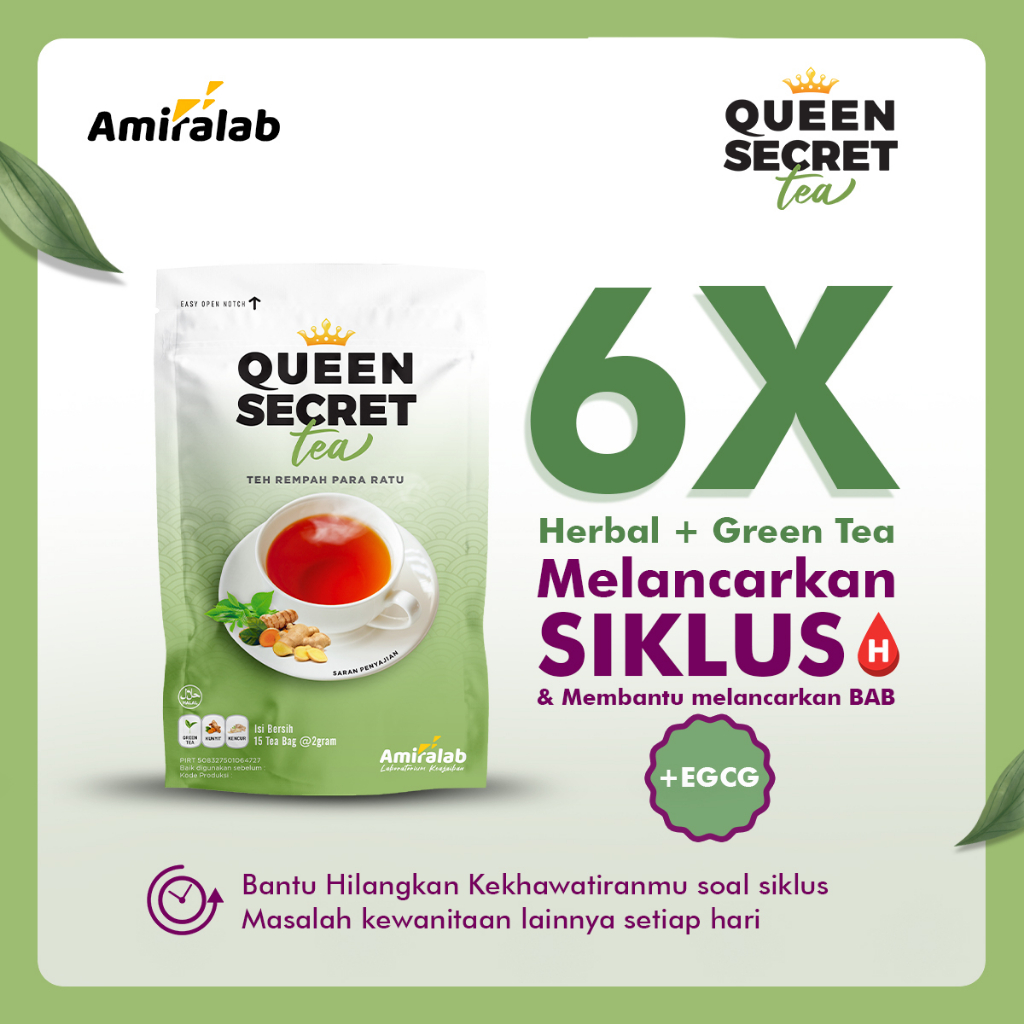 

Queen Secret Tea Minuman Teh Herbal Rahasia Ratu Solusi Membantu Kesehatan Wanita 15 Bag