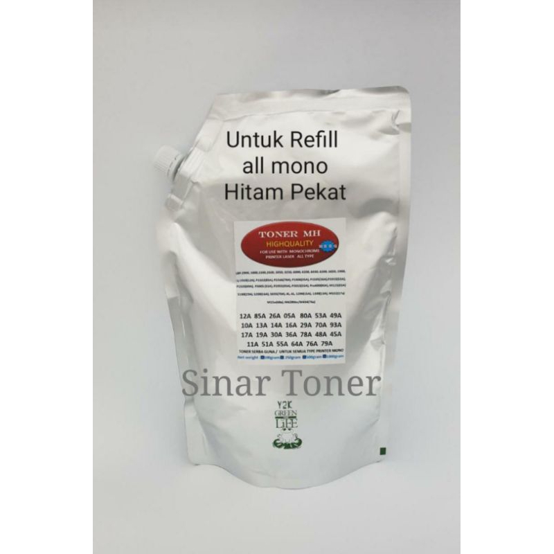Serbuk Toner Refill MH Serbaguna 93A 90A 85A 83A 80A 79A 78A 55A 53A 49A 36A