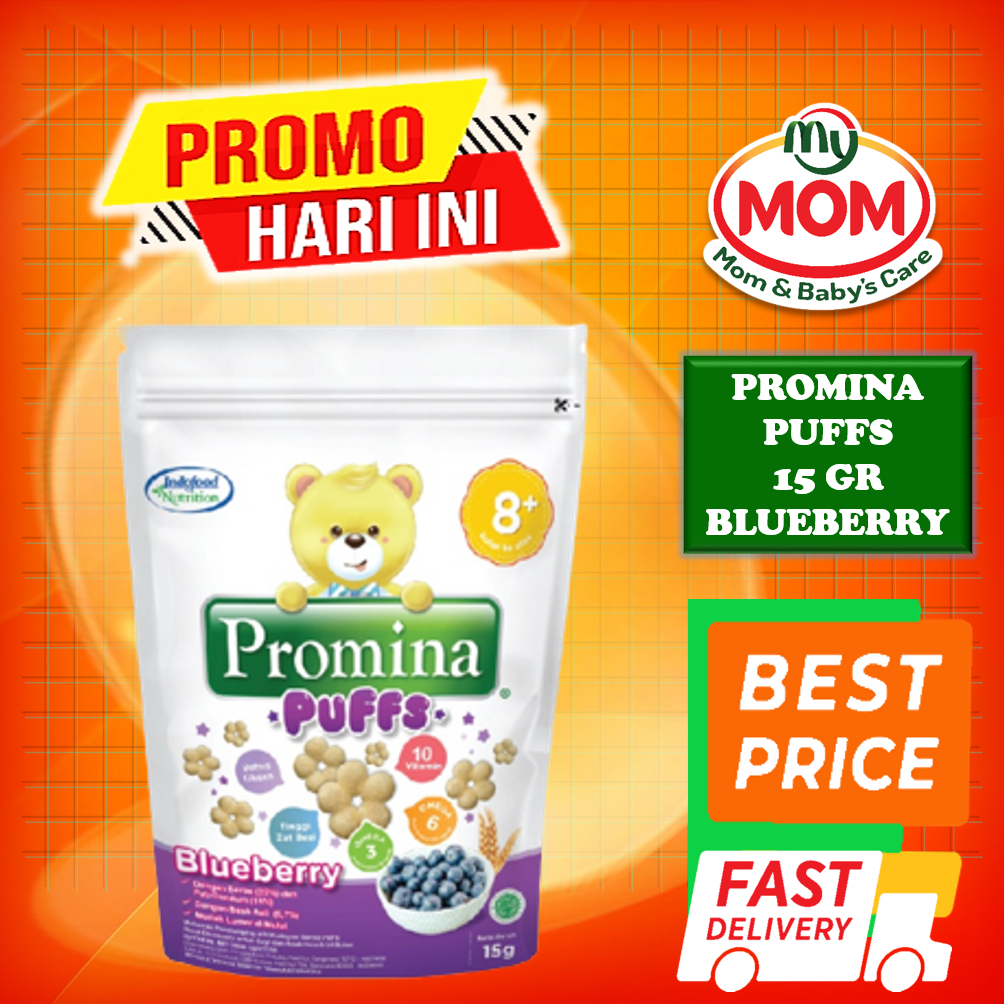 [BPOM] Promina Puffs 15gr Usia 8 Bulan+ / Promina Puff Snack Bayi / Cemilan Anak Bayi / Makanan Bayi / MPASI /MYMOM