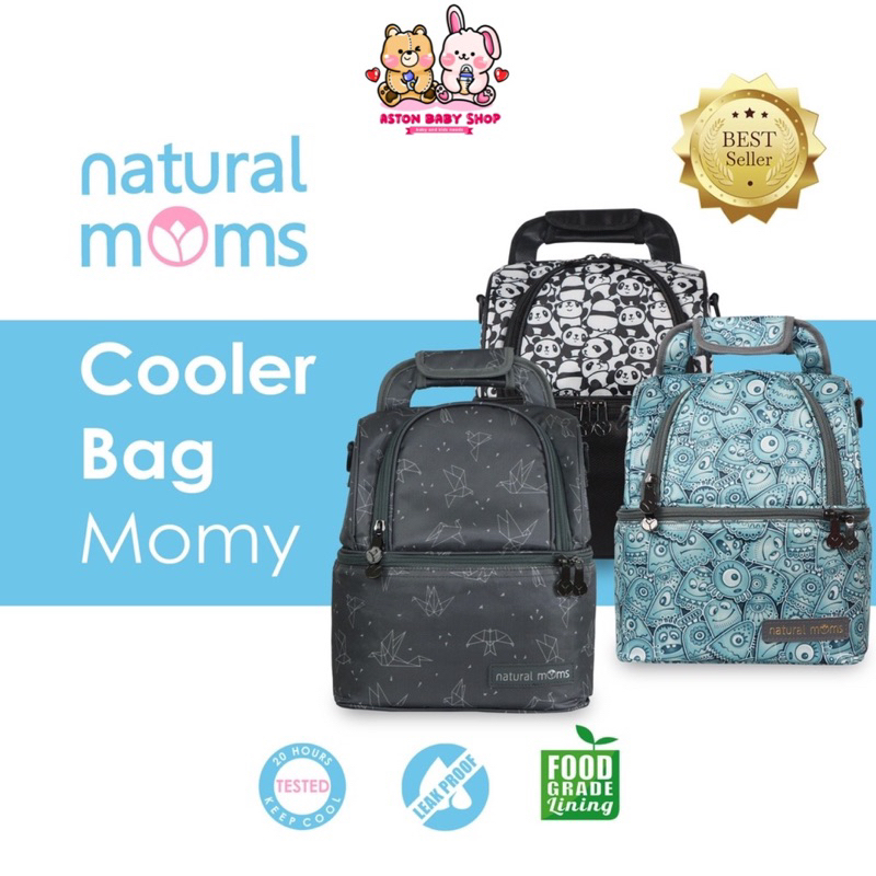 Natural Moms Cooler Bag Momy Bag FREE ICE GEL Tas Asi