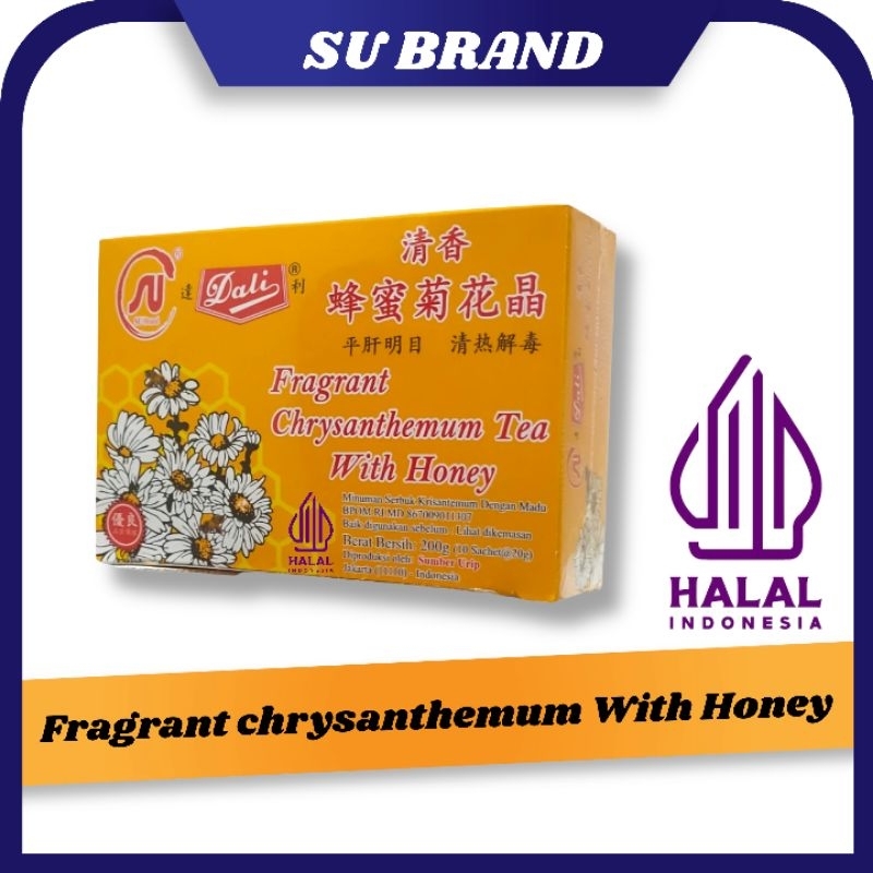 DALI Fragrant Chrysanthemum Tea With Honey Teh Kembang Krisan -200gr ( 10 sachet@20gr )