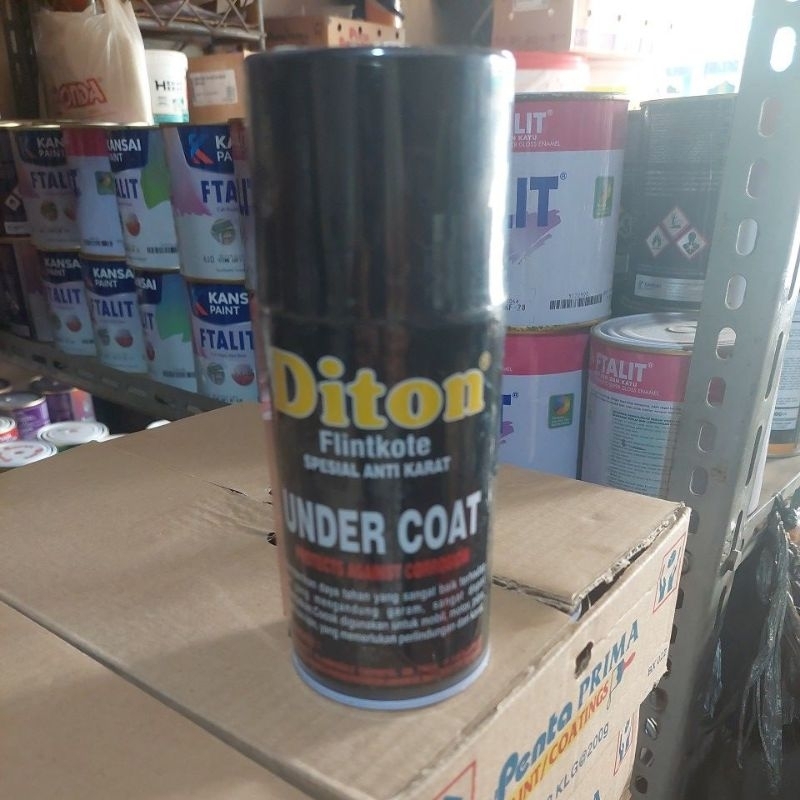 PILOX PYLOX CAT SEMPROT DITON UNDERCOAT/ANTI KARAT/FLINKOTE HITAM  ISI 300CC