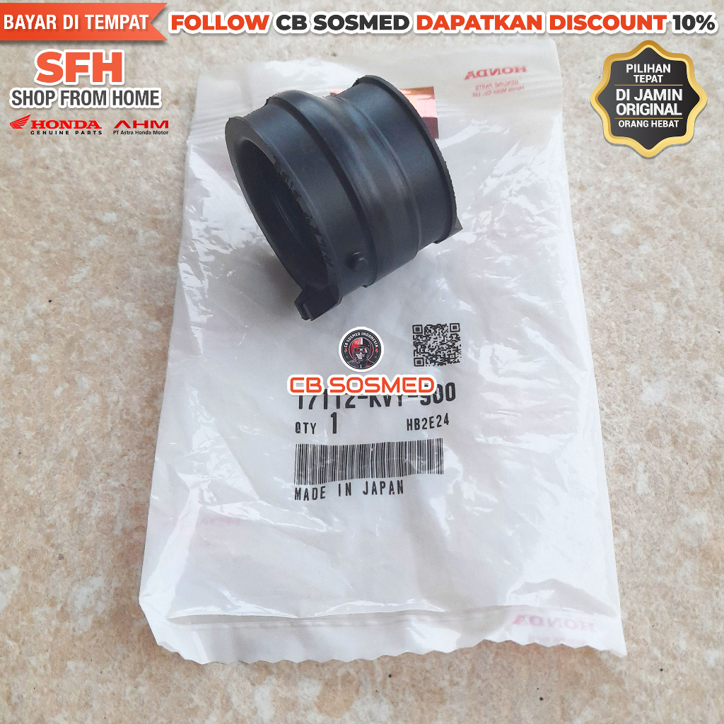 Insulator Carb Manipol BeAT Karburator 2008 - 2012 Manifold BeAT Karbu Manifol BeAT Lama Original Ho