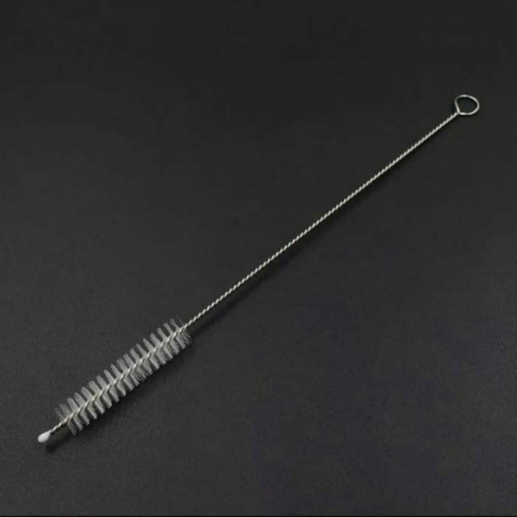 Stainless Steel Straw Sedotan Stainless Steel Lurus / Bengkok / Sikat Sedotan Lurus Sedotan Bengkok Stainless Anti Karat Bisa Dipakai Berulang Kali Perlengkapan makan dan Minum