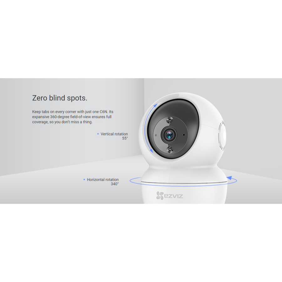 Ezviz C6N 2MP Smart Wifi Pan Tilt IP Camera CCTV Indoor 1080p