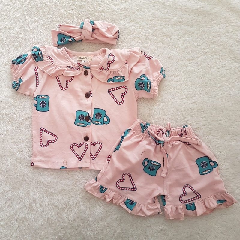 Baju Bayi setelan Stella One set