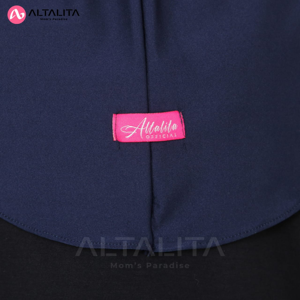 Altalita - Kerudung Instan Bergo Sport Menutup Dada Jilbab Instan Qiara Penguin Size S Hijab Bergo Jersey Premium Cocok Untuk Sekolah Olahraga Volly Futsal Senam dan Sehari-Hari