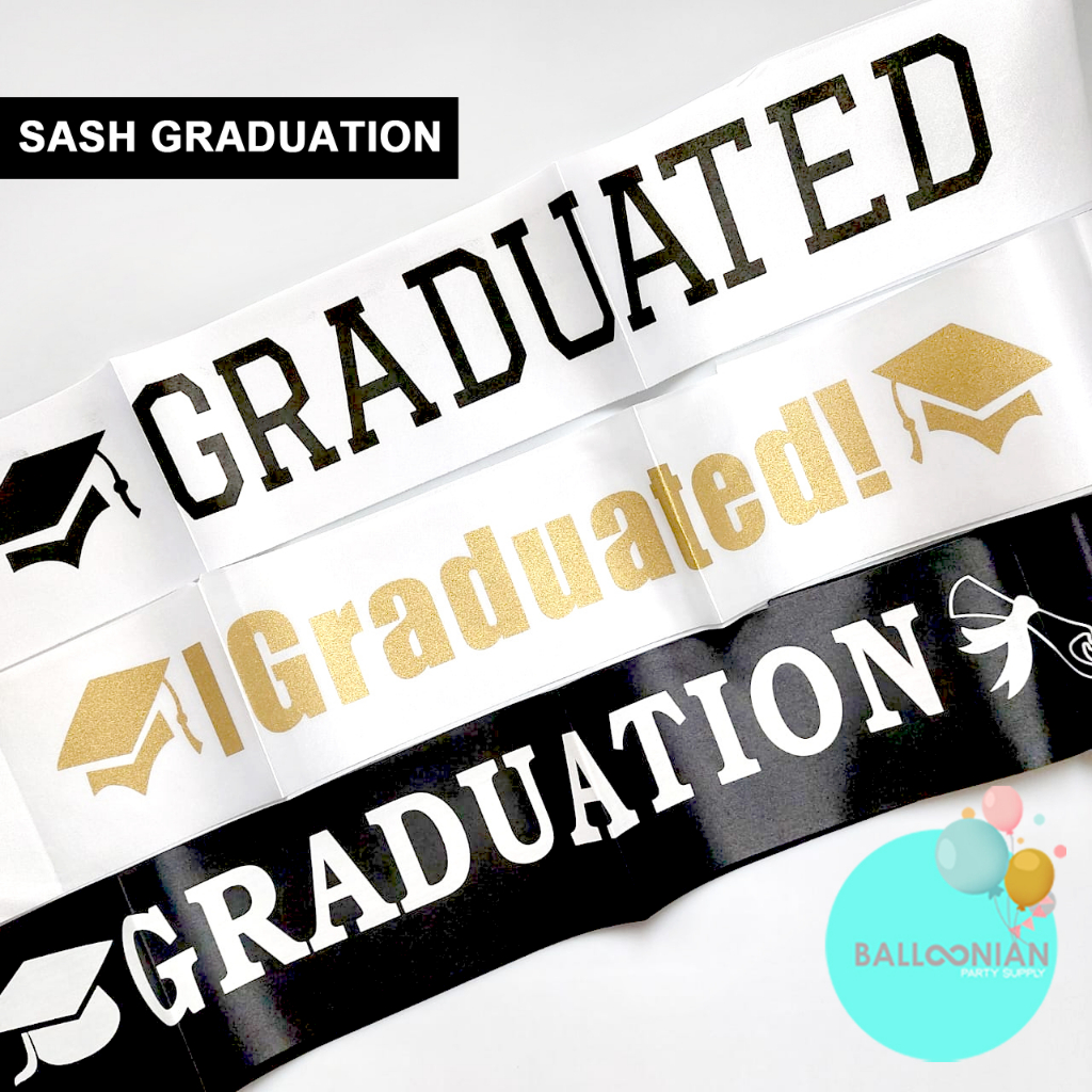Sash Selempang Lulus/Selempang Graduation/Sash Graduation
