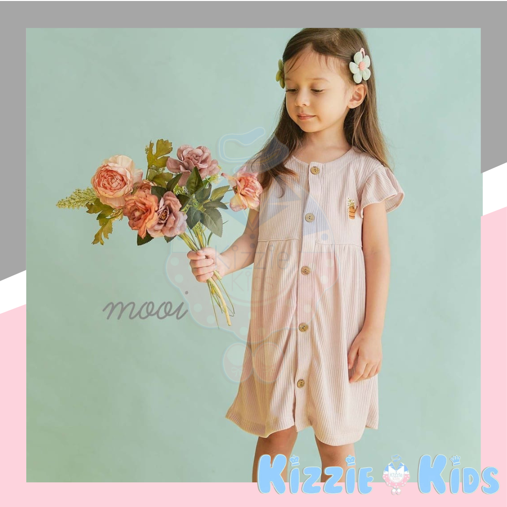 Mooi Dress Anak Perempuan Yuna Rib Dress