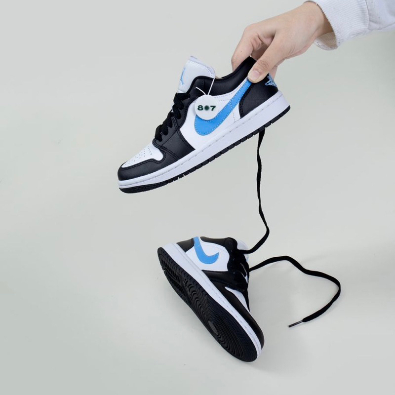 Air Jordan 1 Low Black University Blue White