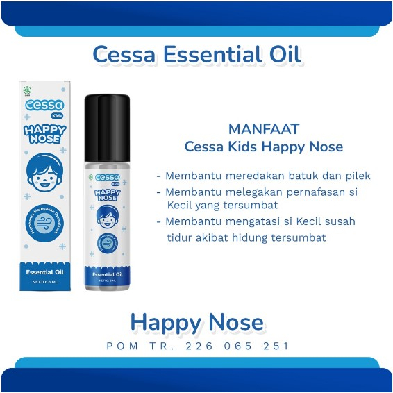 [BPOM] CESSA KIDS Essential Oil 3 Tahun+ 8ml / Fever Drop Cough Flu Bugs Away Immune Booster / MYMOM