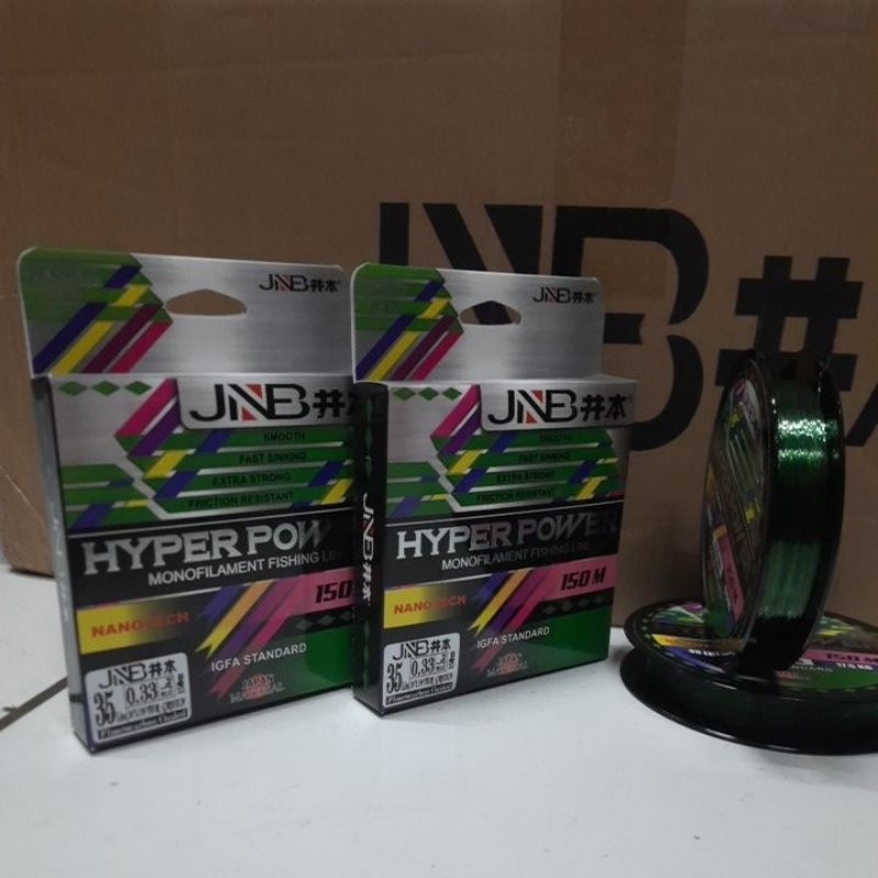 senar pancing ikan mas dan lele JNB HYPER POWER