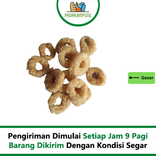 Cemilan Kelanting Udang Per Bungkus 250 Gr Pasar Lampung