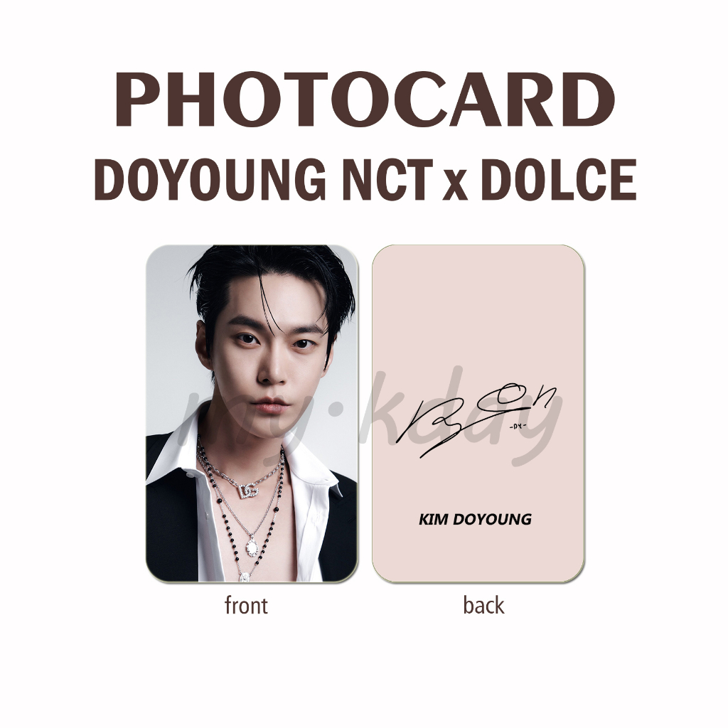 PC-1296, Unofficial Photocard Doyoung NCT DOL C E 2 sisi