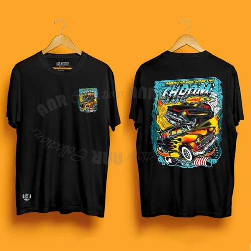 Kaos Distro Premium Pria Unisex Cars Theme