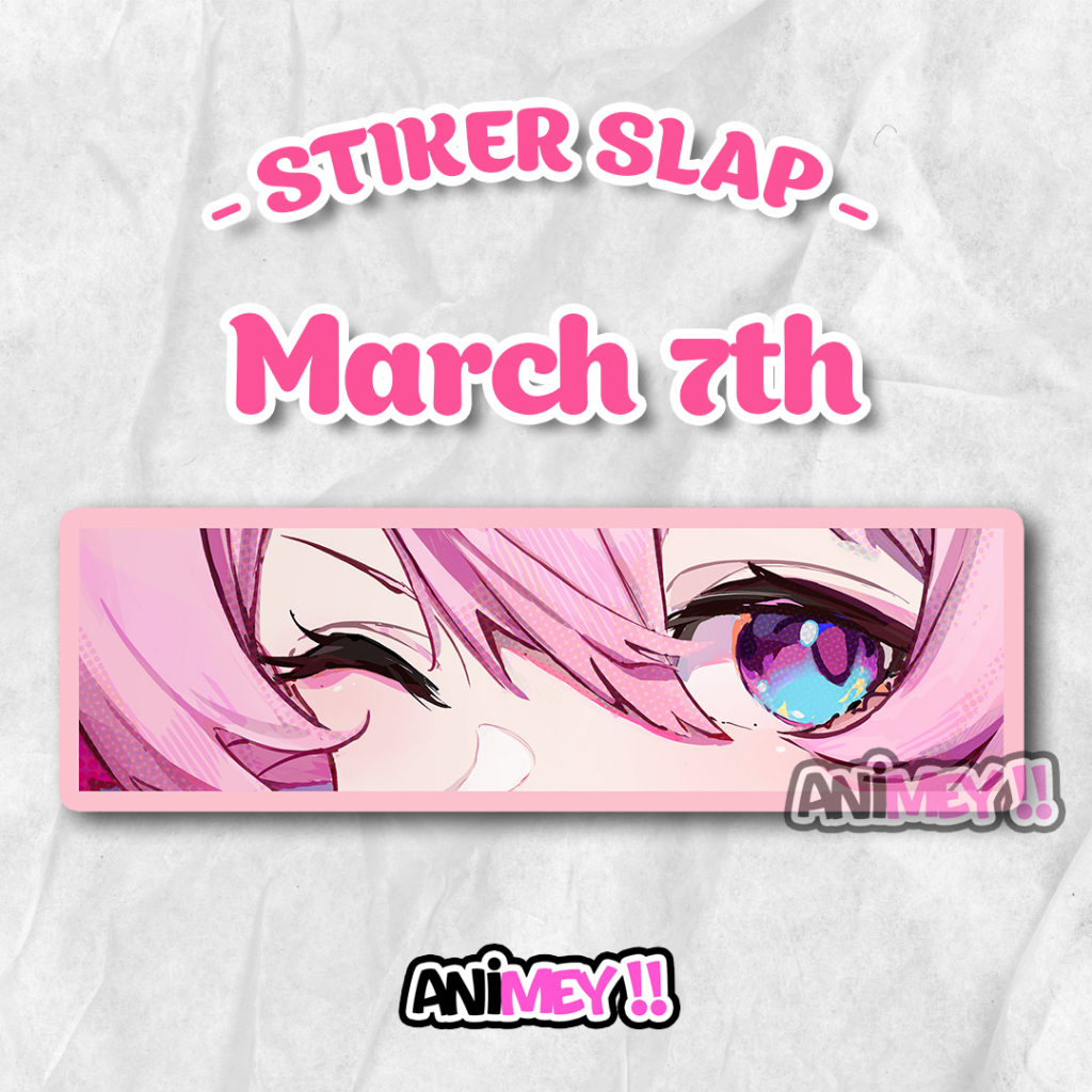 

Stiker Slap March 7th Star Rail / Sticker Slap Anime Waterproof