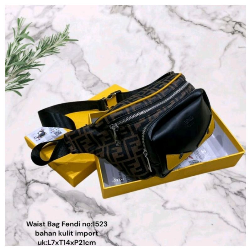 FENDI TAS PINGGANG WAISTBAG TAS SELEMPANG IMPORT