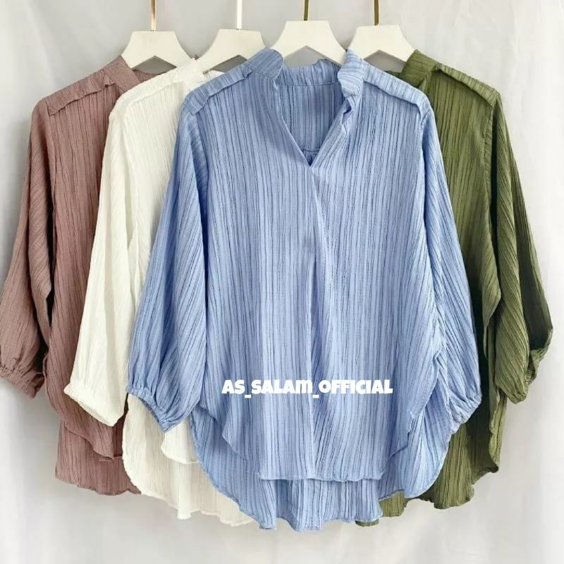 Maja shirt lady crush kemeja fashion korea kemeja wanita casual kemeja rayon lady crush terbaru