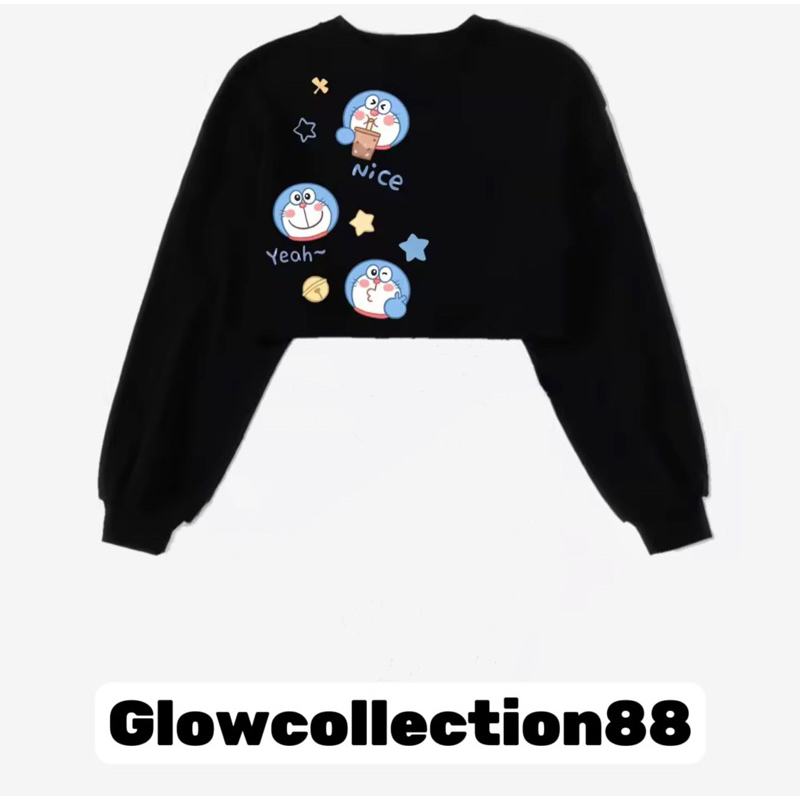 Sweater Crop DORAEMON NICE (LD 110, P 43)