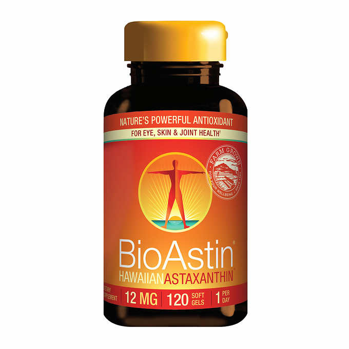 BioAstin Hawaiian Astaxanthin 12 mg 120 Softgel Strongest Antioxidant