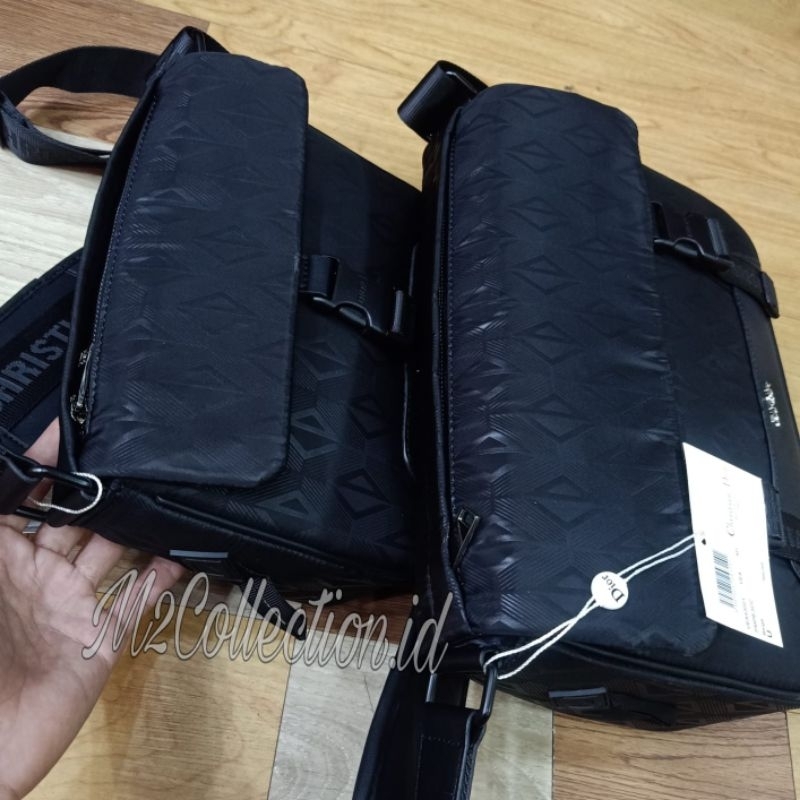 Tas Selempang Dori Black Crossbody bag Slingbag Pria Import