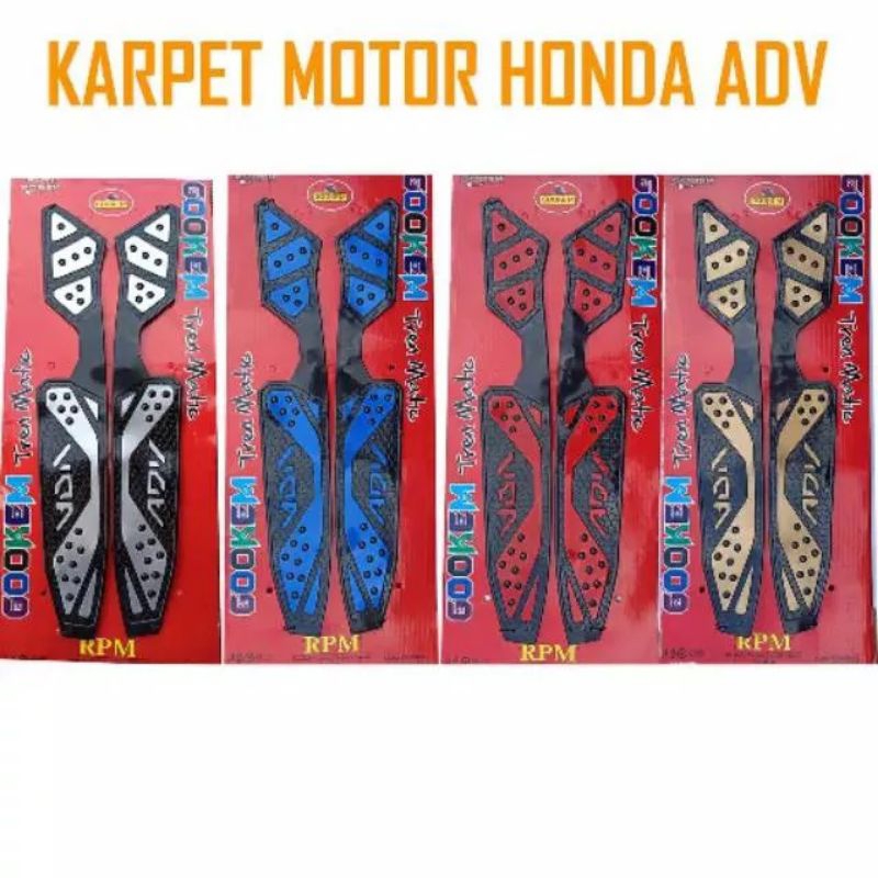 Karpet tebal Honda Adv pijakan kaki motor